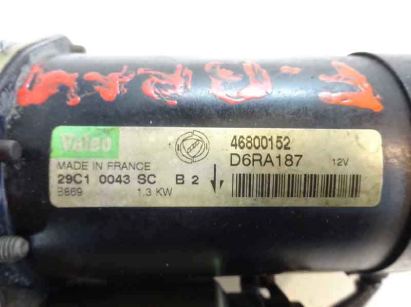MOTOR ARRANQUE FIAT BRAVA 1.6 MT 103CV | 76KW