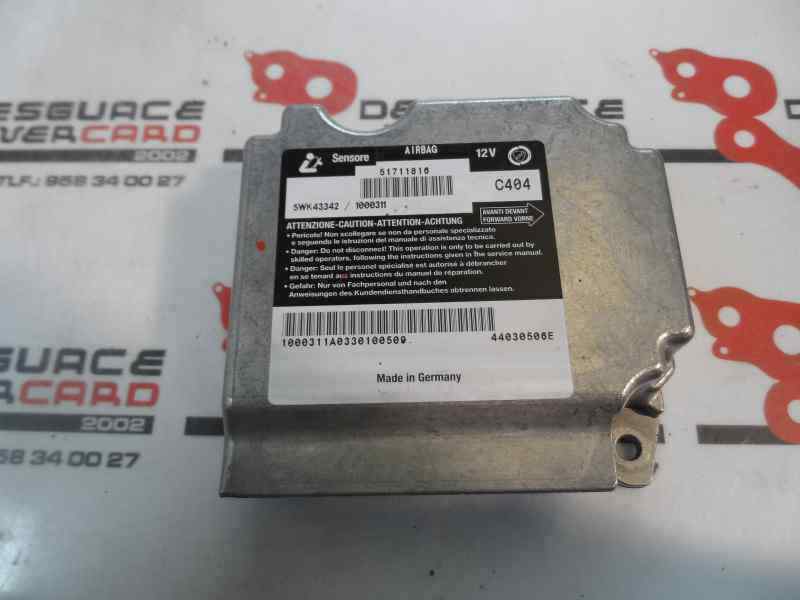 CENTRALITA AIRBAG FIAT STILO 2004 1.9 TD MT 115CV