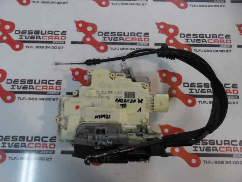 CERRADURA PUERTA TRASERA DERECHA VOLKSWAGEN PASSAT VARIANT 2.0 TDI DSG 150CV