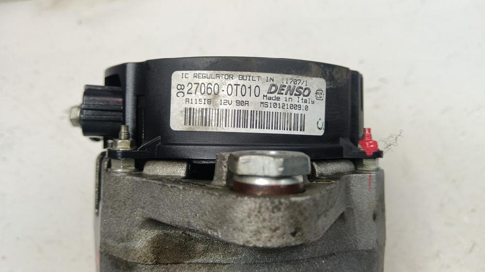 ALTERNADOR TOYOTA AURIS 1.6 MT 124CV | 91KW