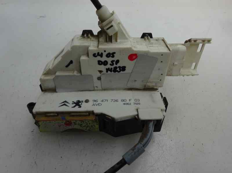 CERRADURA PUERTA DELANTERA DERECHA CITROEN C4 2005 1.6 MT 109CV | 80KW