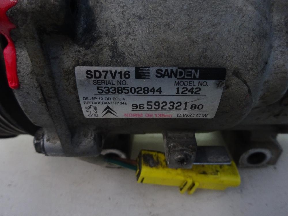 COMPRESOR AIRE ACONDICIONADO PEUGEOT PARTNER 1.6 HDI MT 75CV