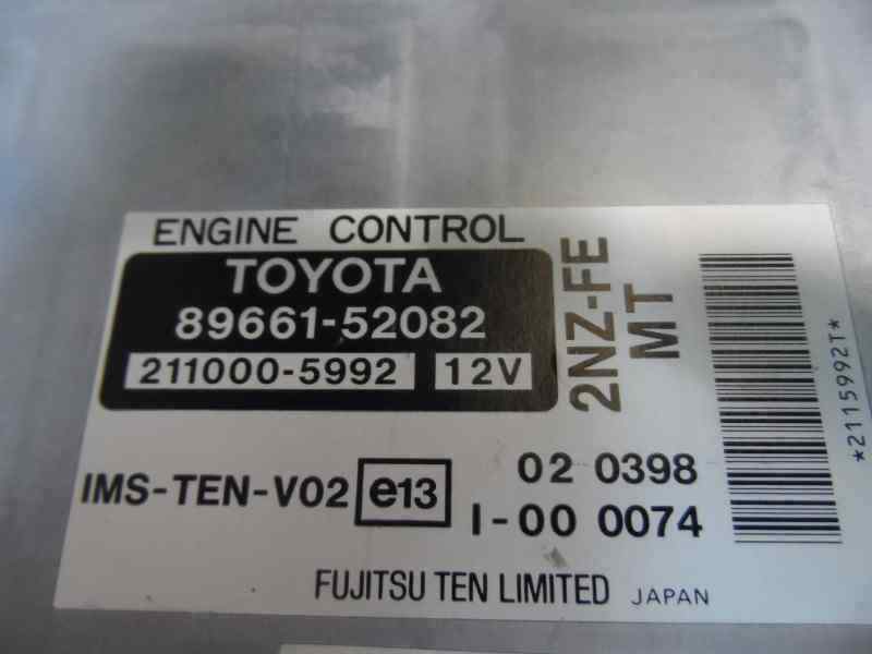 CENTRALITA MOTOR UCE TOYOTA YARIS 1.3 MT 86CV