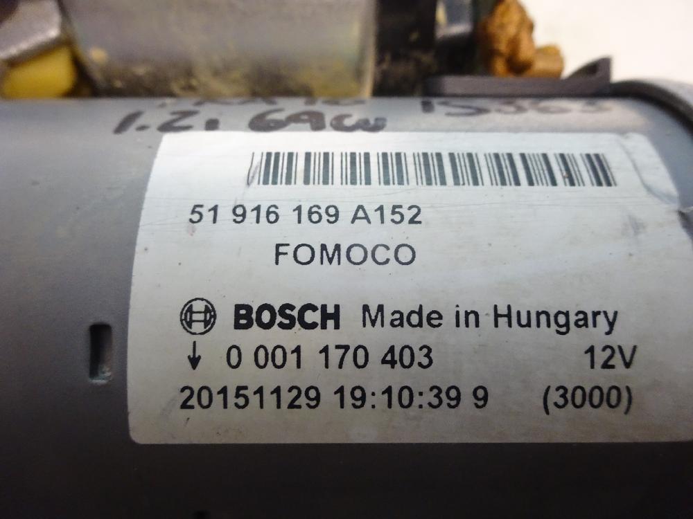 MOTOR ARRANQUE FORD KA 1.2 MT 69CV | 51KW