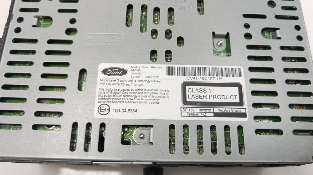 SISTEMA AUDIO RADIO CD FORD KUGA 2017 1.5 MT 120CV