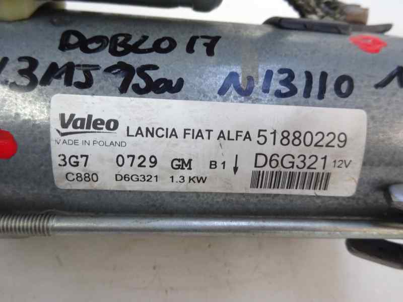 MOTOR ARRANQUE FIAT DOBLO 1.3 MT 95CV | 70KW