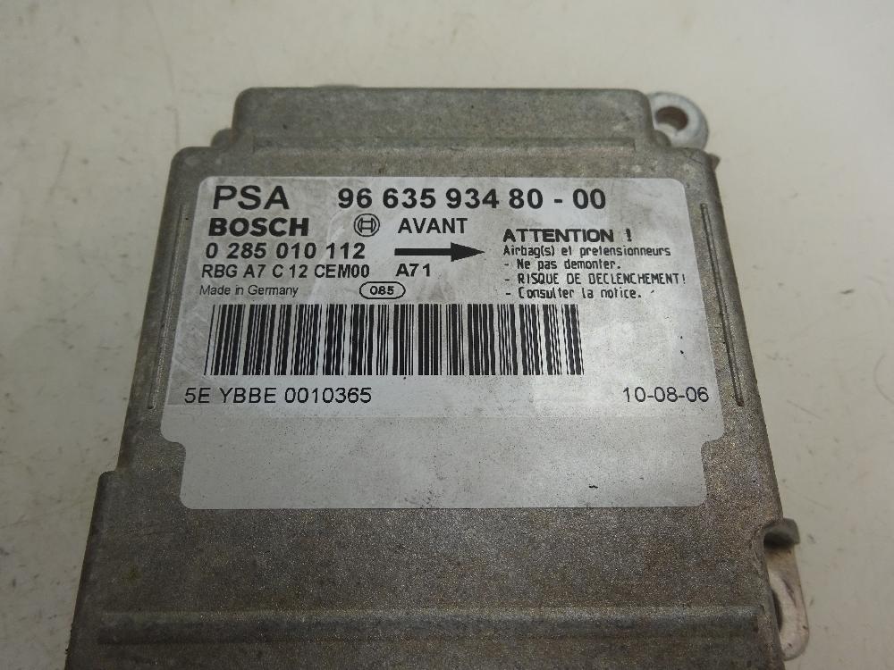 CENTRALITA AIRBAG PEUGEOT 207 2006 1.4 HDI MT 70CV