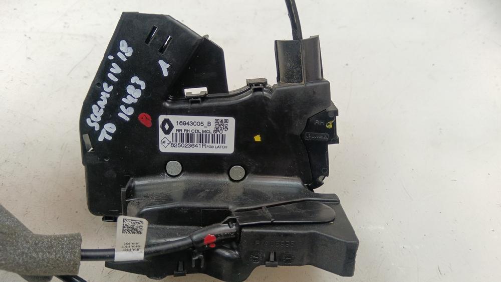 CERRADURA PUERTA TRASERA DERECHA RENAULT SCENIC 1.3 MT 140CV | 103KW