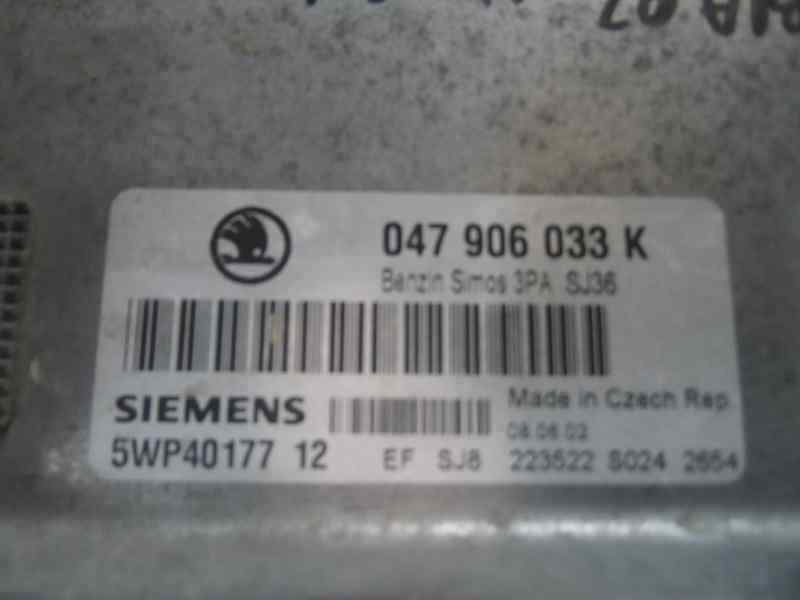 CENTRALITA MOTOR UCE SKODA FABIA 1.4 MT 60CV