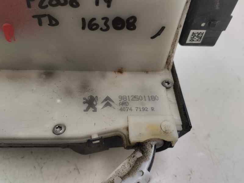 CERRADURA PUERTA TRASERA DERECHA PEUGEOT 2008 1.6 MT 120CV | 88KW
