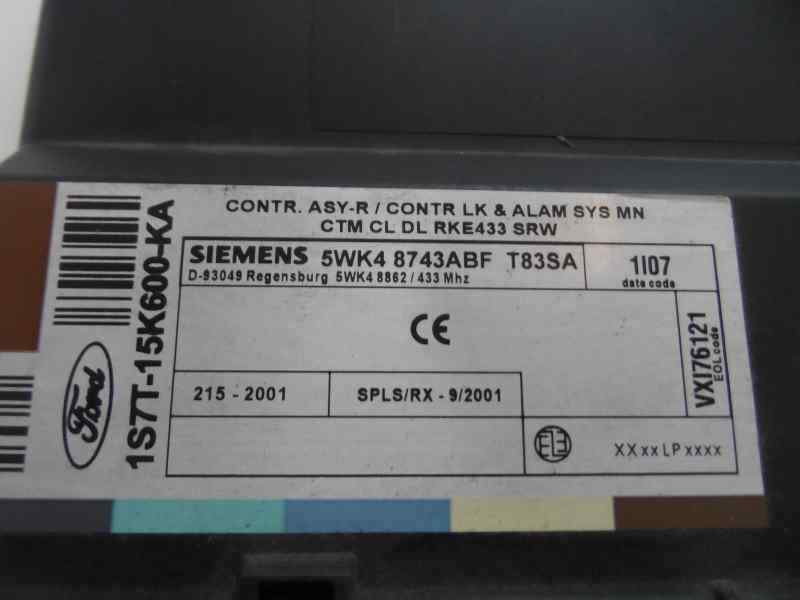 CENTRALITA CHECK CONTROL FORD MONDEO 2.0 TDCI 5MT 115CV
