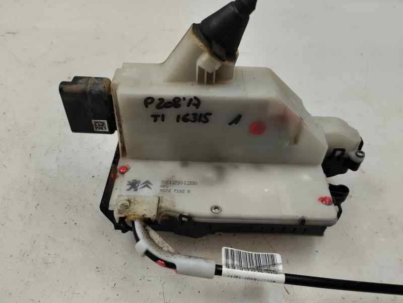 CERRADURA PUERTA TRASERA IZQUIERDA PEUGEOT 208 1.2 MT 110CV | 81KW