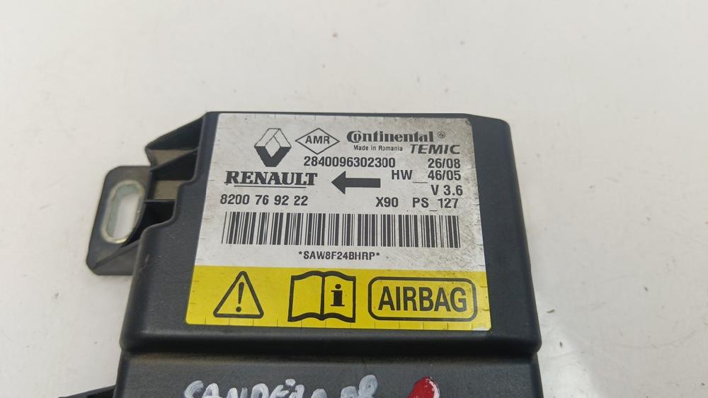 CENTRALITA AIRBAG DACIA SANDERO 1.6 MPI MT 87CV