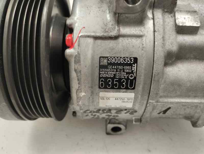 COMPRESOR AIRE ACONDICIONADO OPEL CORSA 1.4 MT 90CV | 66KW