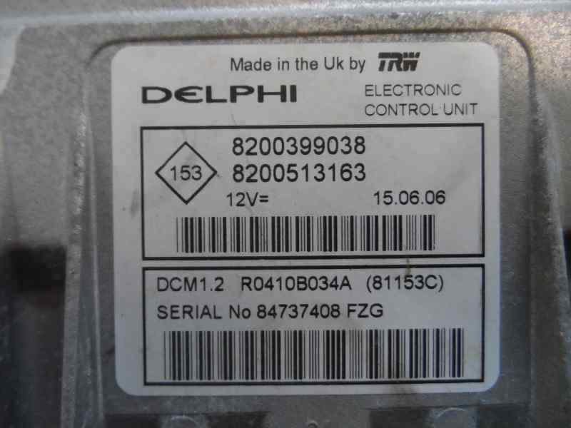 CENTRALITA MOTOR UCE RENAULT CLIO 1.5 DCI MT 68CV