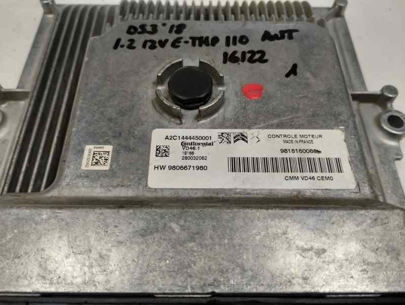 CENTRALITA MOTOR UCE DS 3 1.2 MT 110CV | 81KW