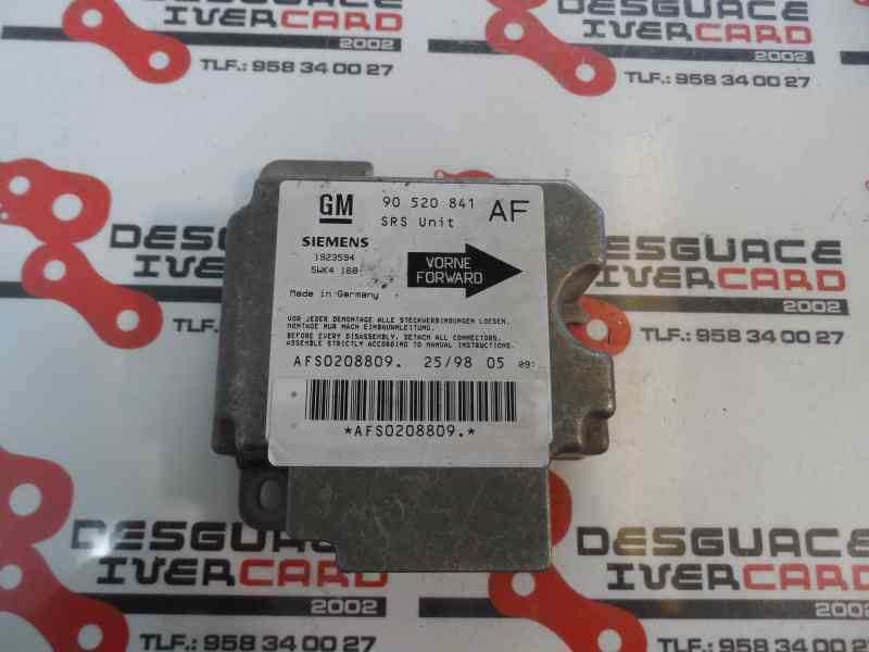 CENTRALITA AIRBAG OPEL ASTRA 1.6 MT 75CV | 55KW