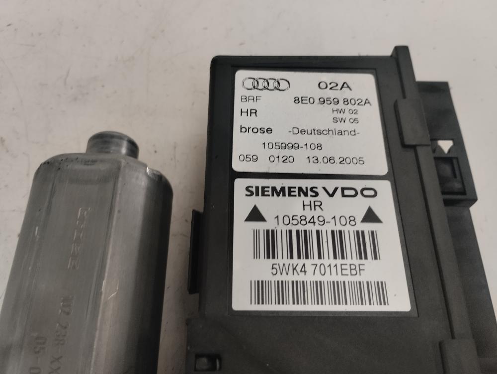 MOTOR ELEVALUNAS TRASERO DERECHO AUDI A4 2.0 TDI MT QUATTRO 140CV