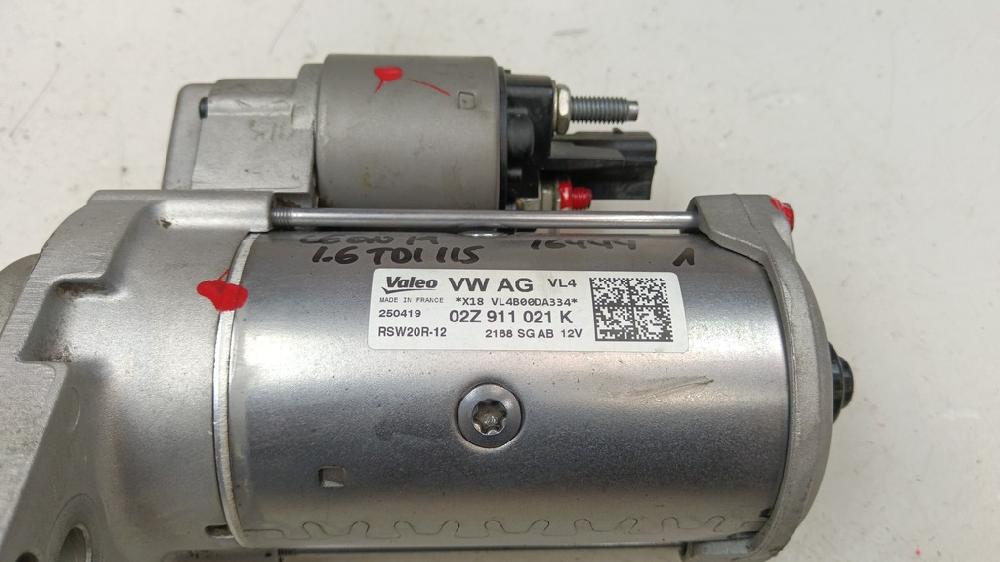 MOTOR ARRANQUE SEAT LEON 1.6 115CV TRANSMISION AUTOMATICA, DIESEL