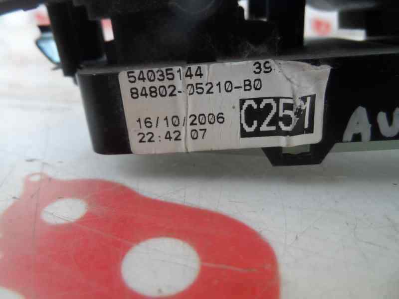 MANDO ELEVALUNAS DELANTERO IZQUIERDO TOYOTA AVENSIS 2.0 D-4D MT 126CV