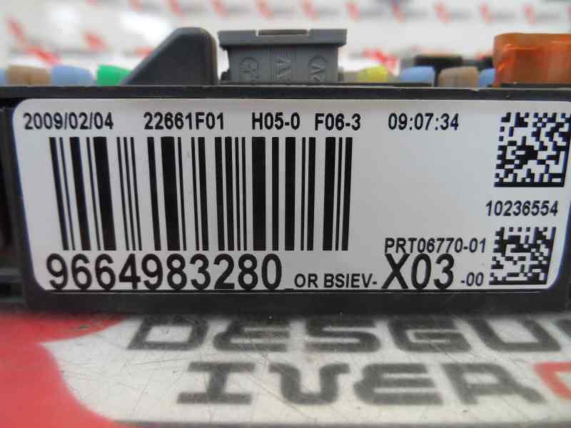 CAJA RELES FUSIBLES CITROEN C3 1.4 MT 68CV | 50KW