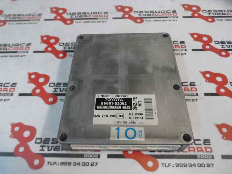 CENTRALITA MOTOR UCE TOYOTA YARIS 1.3 MT 86CV