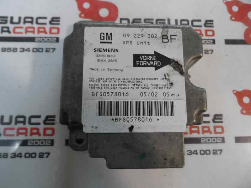 CENTRALITA AIRBAG OPEL ASTRA 2.0 DTI MT 101CV | 74KW