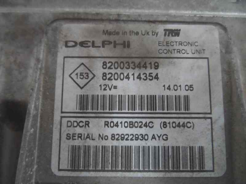 CENTRALITA MOTOR UCE RENAULT SCENIC 1.5 DCI MT 100CV