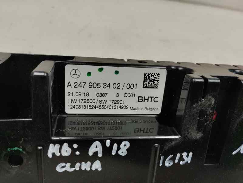 MANDO CLIMATIZADOR MERCEDES BENZ CLA 2018 1.5 180 D MT 116CV
