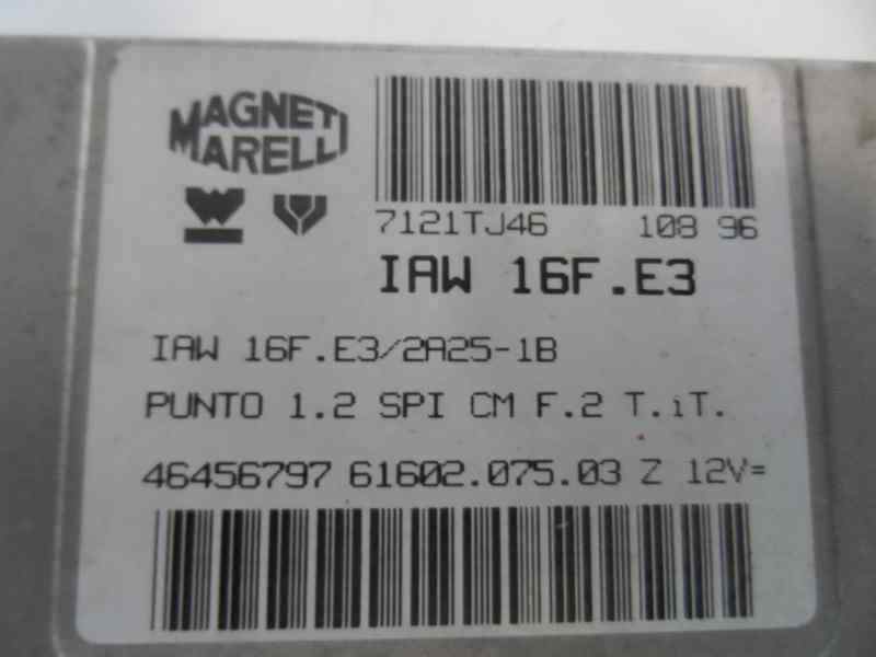 CENTRALITA MOTOR UCE FIAT PUNTO 1.2 MT 60CV