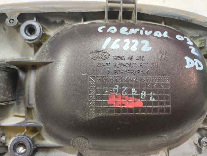 MANETA EXTERIOR DELANTERA DERECHA KIA CARNIVAL 2.9 CRDI MT 142CV