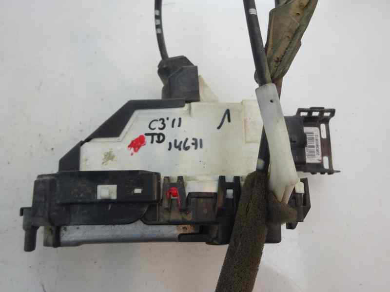 CERRADURA PUERTA TRASERA DERECHA CITROEN C3 2011 1.4 MT 75CV | 55KW