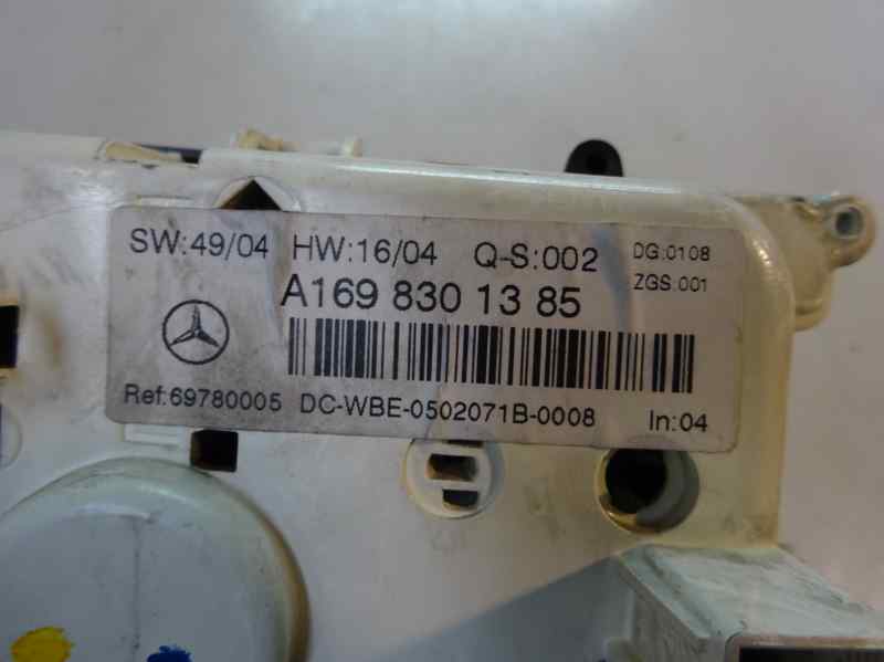 MANDO CLIMATIZADOR MERCEDES BENZ CLASE A 2005 2.0 A 180 CDI MT 109CV