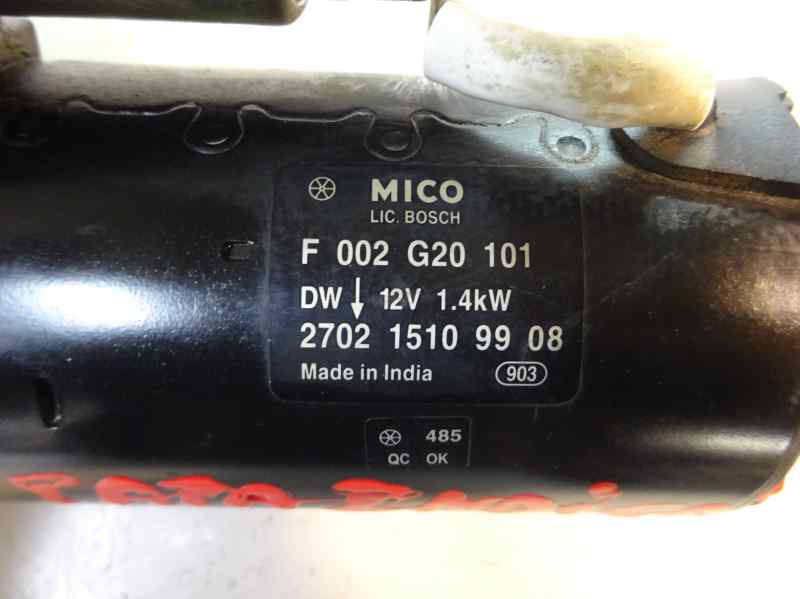 MOTOR ARRANQUE TATA INDICA 2005 1.4 TD MT 71CV