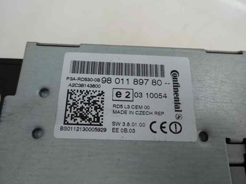 SISTEMA AUDIO RADIO CD CITROEN C4 1.6 90CV HDI FAP