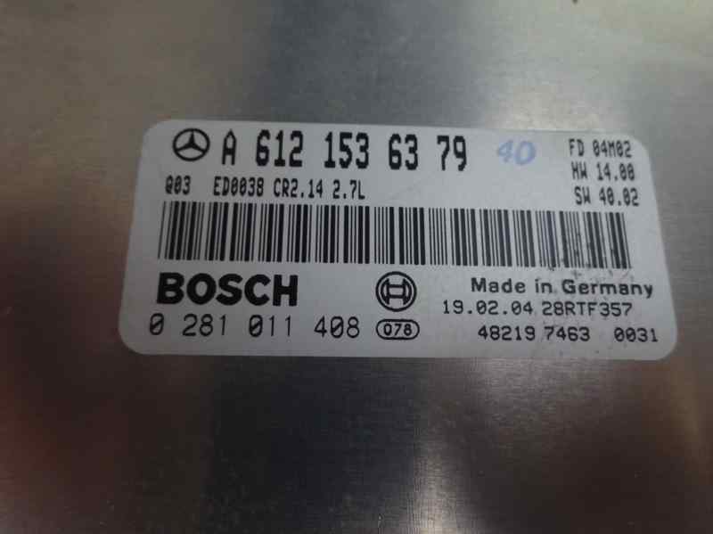 CENTRALITA MOTOR UCE MERCEDES BENZ CLASE M 2.7 ML 270 CDI MT 163CV