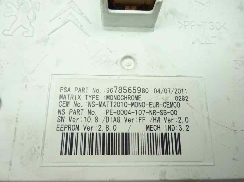 CUADRO INSTRUMENTOS PEUGEOT 508 2012 2.0 HDI MT 140CV