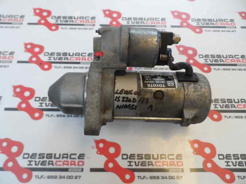 MOTOR ARRANQUE LEXUS IS 2.2 220D MT 177CV
