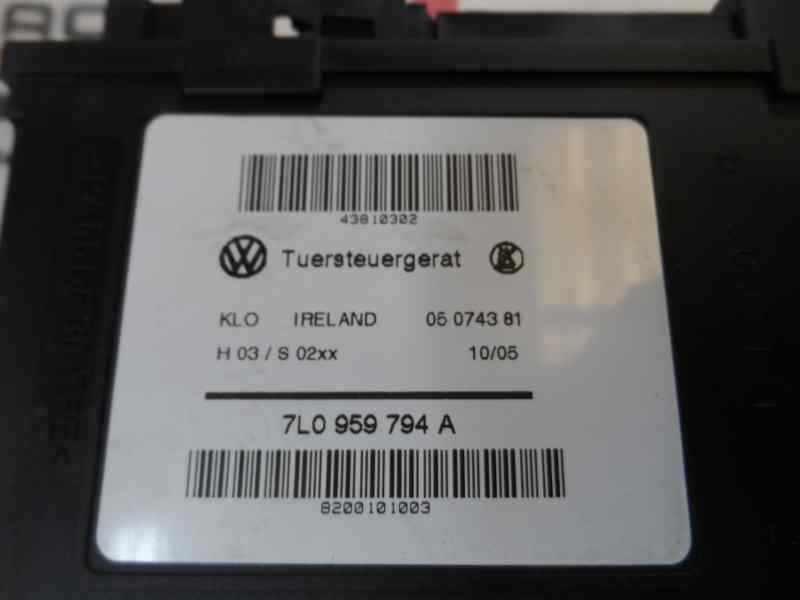 MOTOR ELEVALUNAS TRASERO DERECHO VOLKSWAGEN TOUAREG 2.5 TDI MT 174CV | 128KW