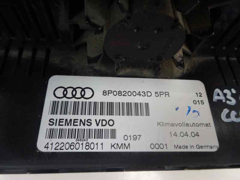 MANDO CLIMATIZADOR AUDI A3 2.0 TDI MT QUATTRO 140CV