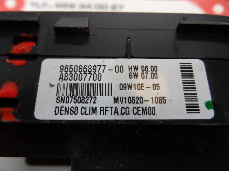 MANDO CLIMATIZADOR CITROEN C4 PICASSO 1.6 HDI AMT 109CV