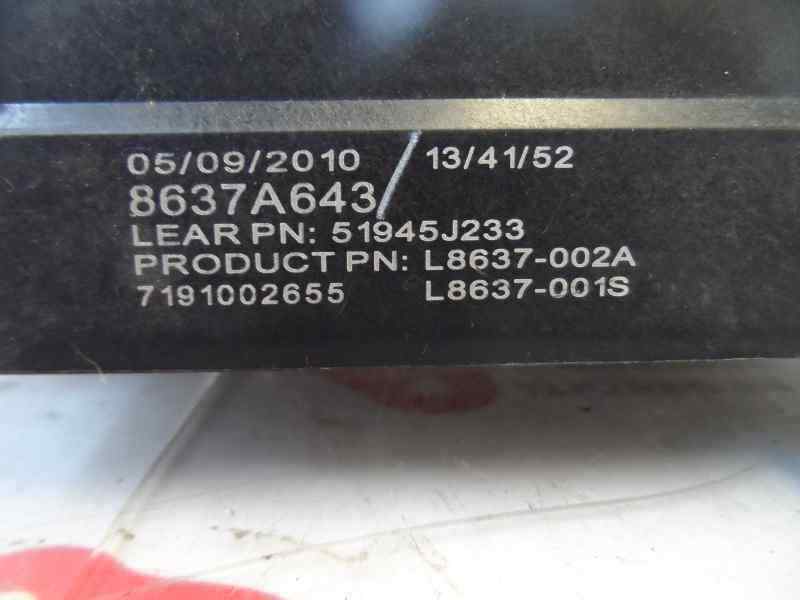 CAJA RELES FUSIBLES MITSUBISHI ASX 1.6 MT 2WD 117CV