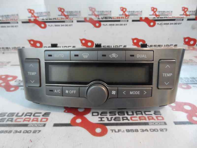 MANDO CLIMATIZADOR TOYOTA AVENSIS 2007 2.0 D-4D MT 126CV