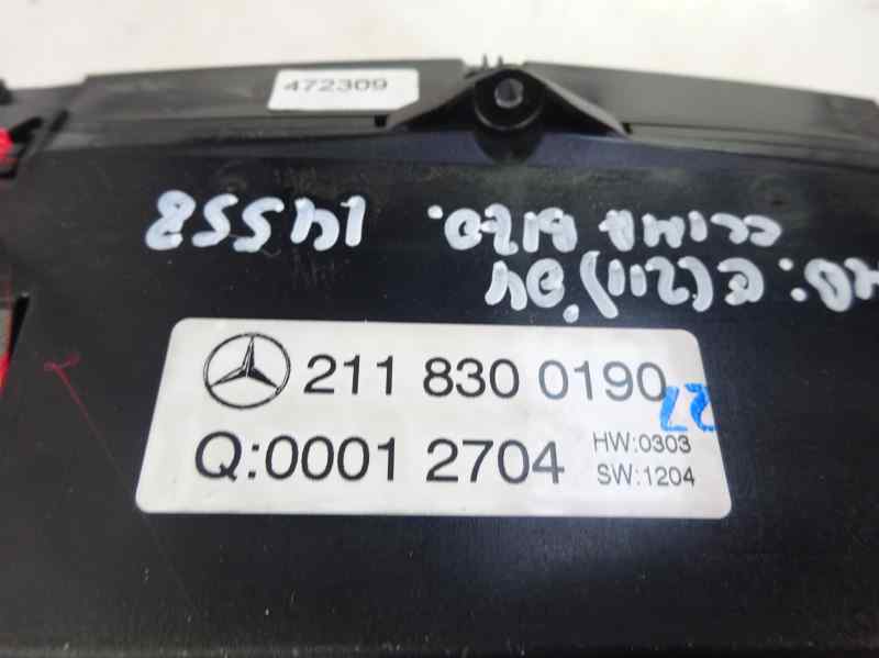 MANDO CLIMATIZADOR MERCEDES BENZ CLASE E 2004 2.7 AT 177CV | 130KW
