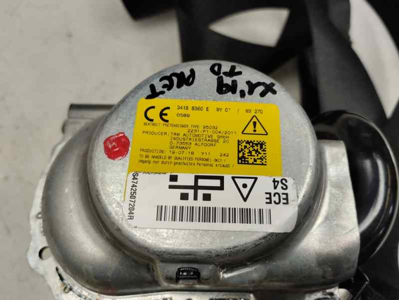 CINTURON SEGURIDAD TRASERO DERECHO BMW X1 1.5 16D SDRIVE MT 116CV