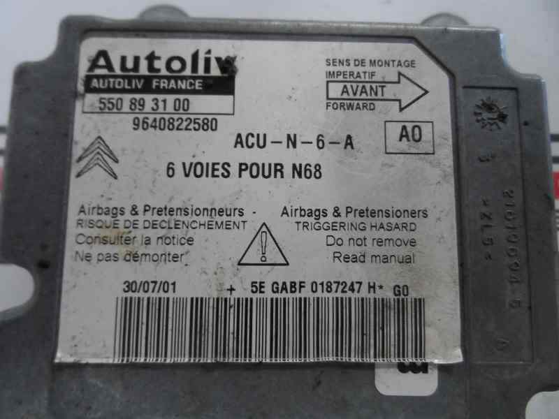 CENTRALITA AIRBAG CITROEN XSARA PICASSO 1.8 116CV