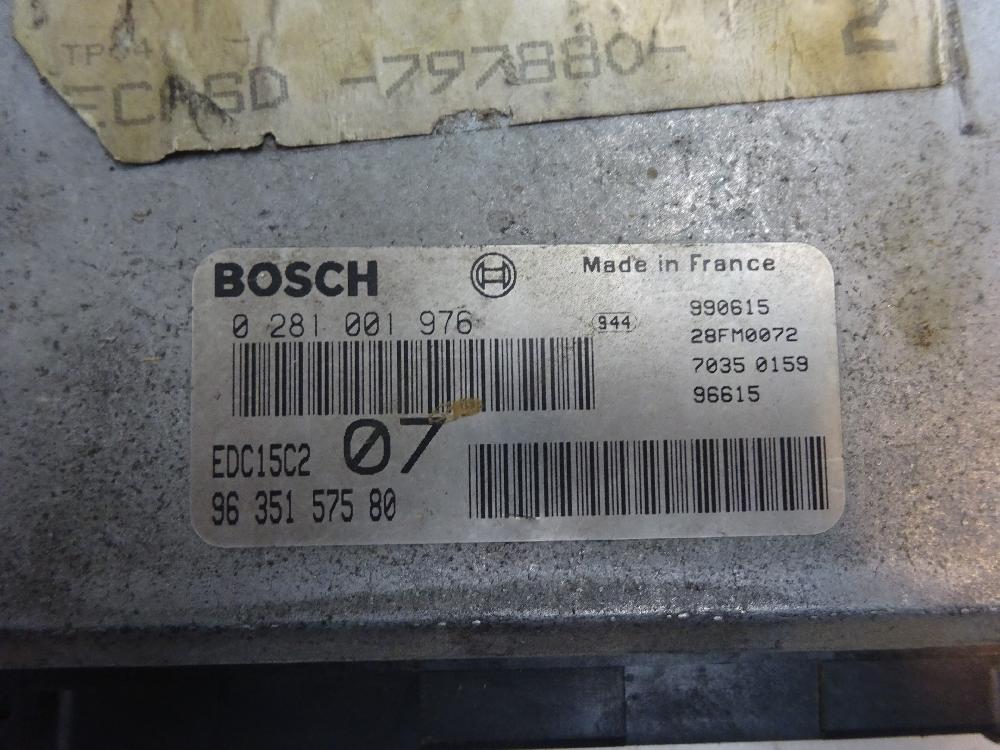 CENTRALITA MOTOR UCE PEUGEOT 306 2.0 MT HDI 90CV