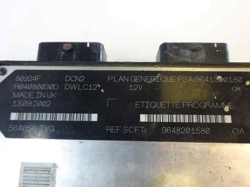 CENTRALITA MOTOR UCE PEUGEOT 206 2002 1.9 D MT 70CV