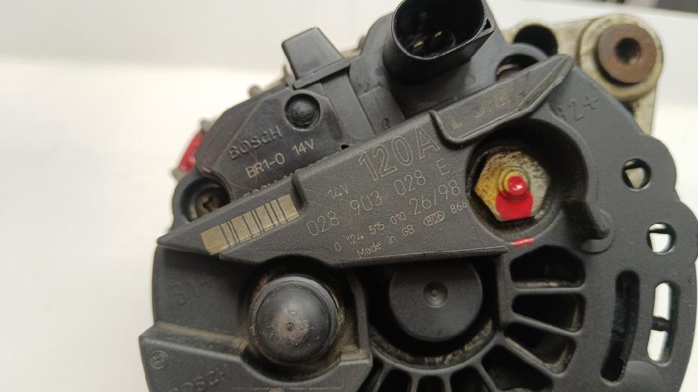 ALTERNADOR VOLKSWAGEN GOLF 1.9 TDI MT 90CV