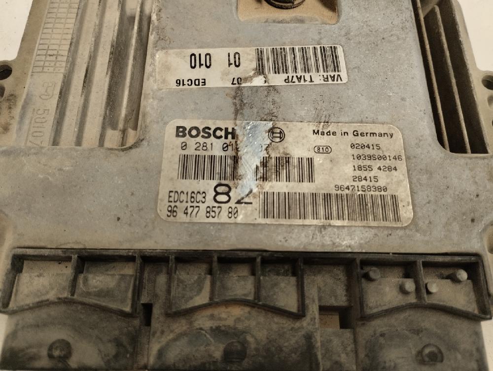 CENTRALITA MOTOR UCE PEUGEOT 206 2002 1.4 HDI MT 70CV